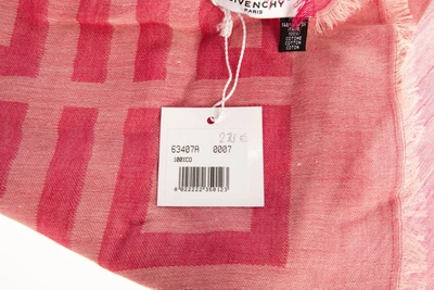 Shop Givenchy Scarf Scarves Foulard In Pink