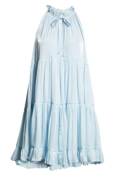Shop Cinq À Sept Phyllis Trapeze Dress In Dream Blue