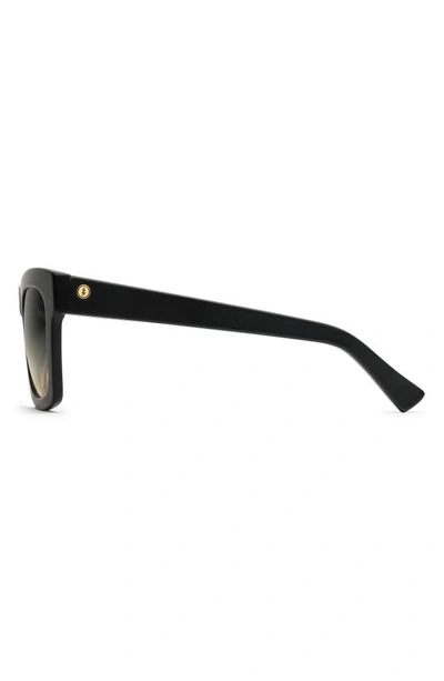 Shop Electric 'crasher' 53mm Retro Sunglasses In Matte Black/ Black