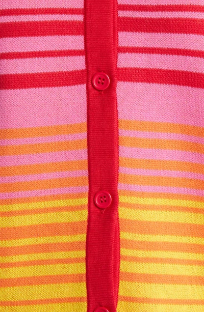 Shop Monrow Sunset Stripe Polo Sweater