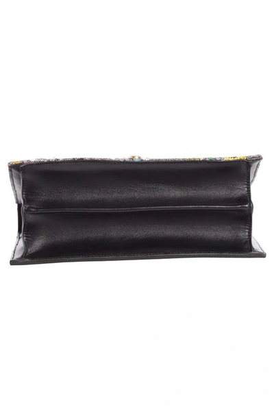 Shop Christian Louboutin Small Elisa Splatter Sequin Leather Crossbody Bag In Multi/ Black