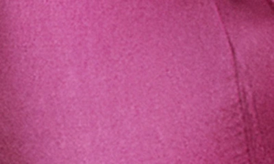 Shop Mango V-neck Satin Top In Pink