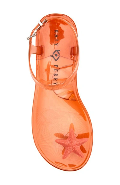 Shop Katy Perry Geli Sandal In Star Fish Fiery Orange