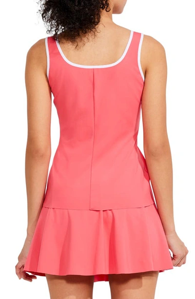 Nz Active By Nic+zoe Flexfit Scoop Neck Tank Top In Punch