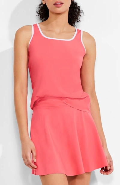 Shop Nz Active By Nic+zoe Flexfit Scoop Neck Tank Top In Punch