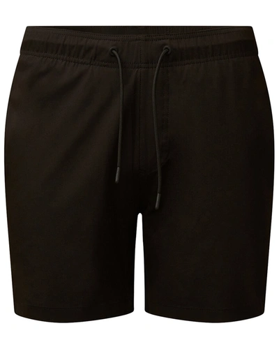 Shop Onia Comfort Lined Swim Trunk Short In Black
