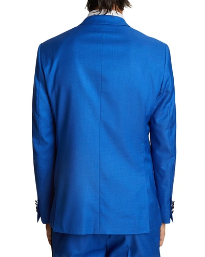 Shop Paisley & Gray Grosvenor Peak Tux Jacket In Blue