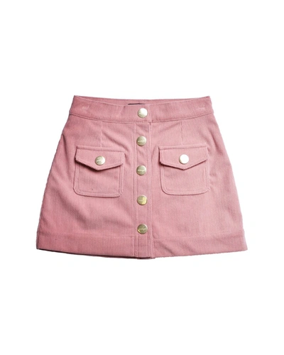 Shop Imoga Corduroy Skirt In Pink