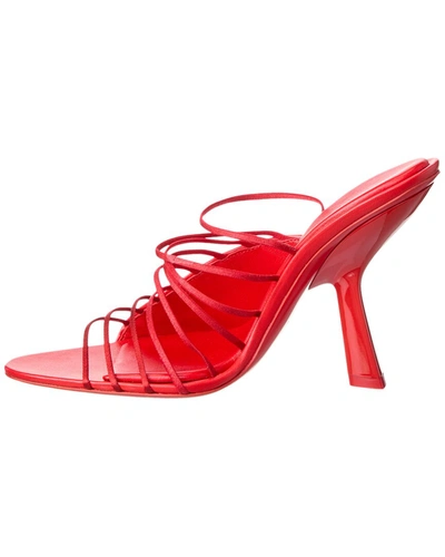 Shop Ferragamo Altaire Leather Sandal In Red