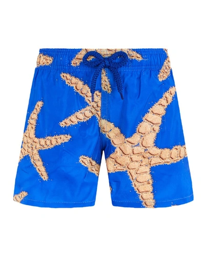 Vilebrequin Kids' Sand Starlet Short In Blue | ModeSens