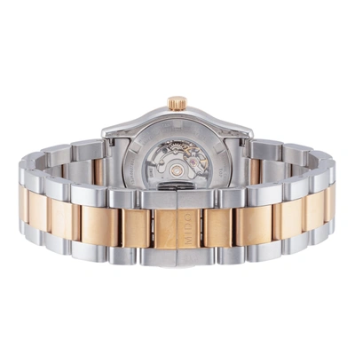 Shop Mido Women's Multifort 31mm Automatic Watch In Gold