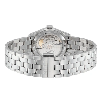 Shop Mido Women's Belluna Ii 33mm Automatic Watch In Silver