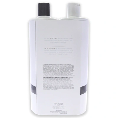 Shop Nioxin System 2 Kit By  For Unisex - 33.8oz Shampoo, Conditioner In Silver