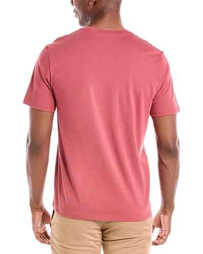 Shop Vince V-neck T-shirt In Pink