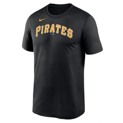 Shop Nike Black Pittsburgh Pirates New Legend Wordmark T-shirt