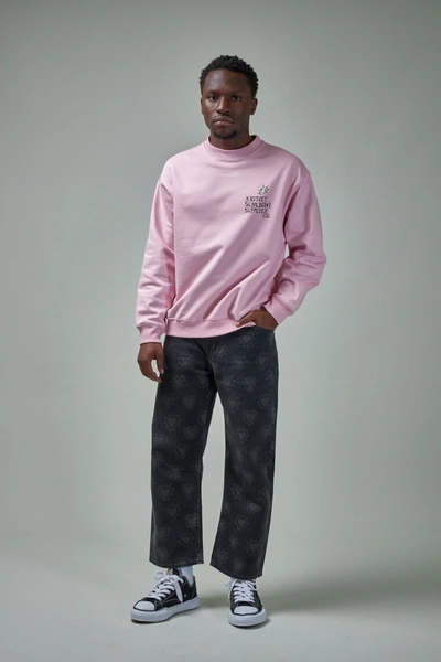 Shop Rassvet Men Sunlight Supplier Sweatshirt Knit, Pink