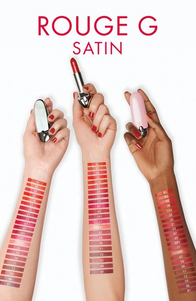 Shop Guerlain Rouge G Customizable Lipstick Shade In Ruby Red