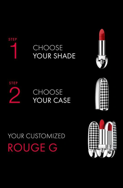 Shop Guerlain Rouge G Customizable Lipstick Shade In Black Red