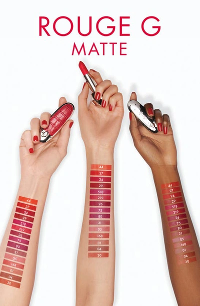 Shop Guerlain Rouge G Customizable Lipstick Shade In Rosewood Beige