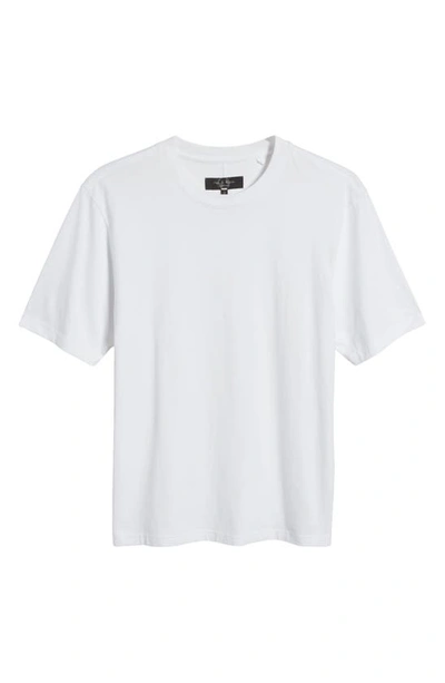 Shop Rag & Bone Theo Organic Cotton Graphic T-shirt In White
