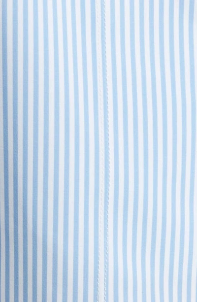 Shop Rhone R&r Stripe Swim Trunks In Endless Sky Blue Stripe