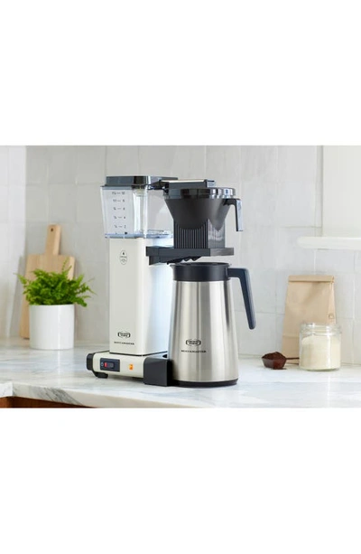 Shop Moccamaster Kbgt Thermal Coffee Brewer In Off White