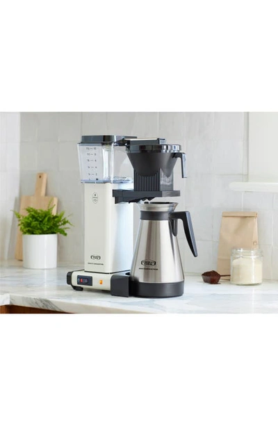 Shop Moccamaster Kbgt Thermal Coffee Brewer In Off White