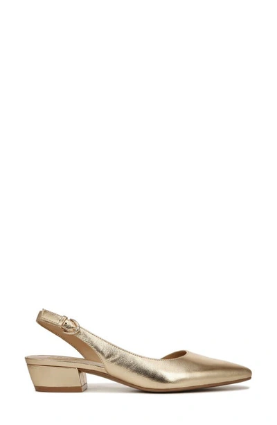 Naturalizer Banks Pump In Dark Gold Lizard Leather