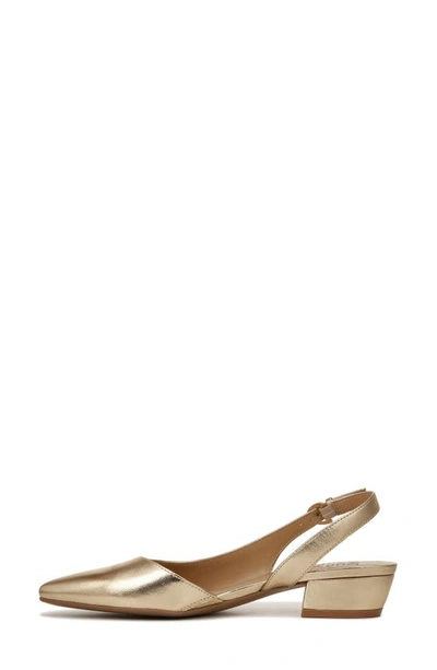 Naturalizer Banks Pump In Dark Gold Lizard Leather