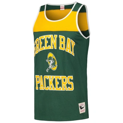 Mitchell & Ness Green, Gold Green Bay Packers Heritage Colorblock