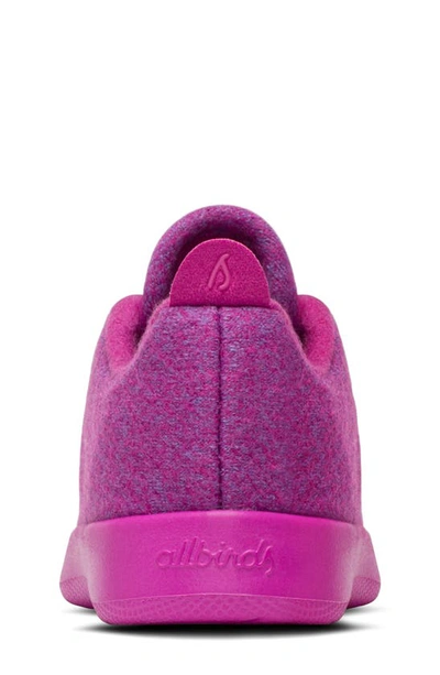 Shop Allbirds Kids' Wool Runner Sneaker In Bloom Pink Bloom Pink
