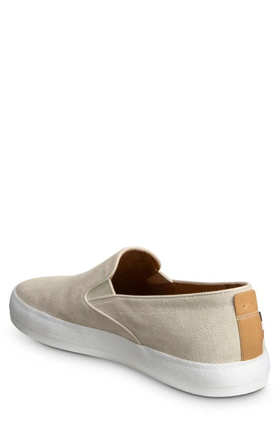 Shop Allen Edmonds Holden Beach Slip-on Sneaker In Light Grey