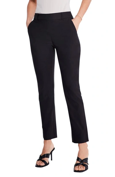 Shop Nic + Zoe Polished Wonderstretch Slim Fit Pants In Black Onyx