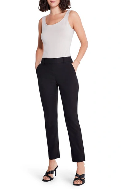 Shop Nic + Zoe Polished Wonderstretch Slim Fit Pants In Black Onyx