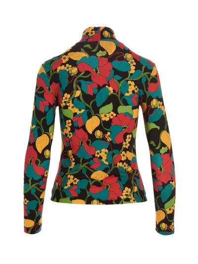 Shop La Doublej All-over Print Turtleneck Sweater In Multicolor