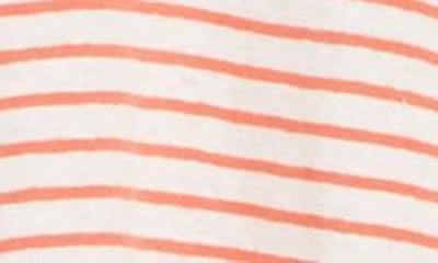 Shop Create Unison Short Sleeve Polo In Burnt Siena Stripes