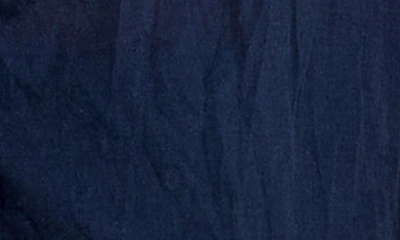 Nic + Zoe Long Sleeve Cotton Button-up Shirt In Dark Indigo
