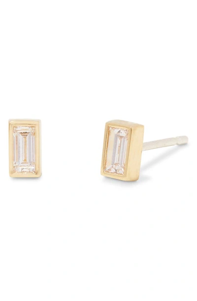 Shop Brook & York Eli Diamond Earrings In Gold