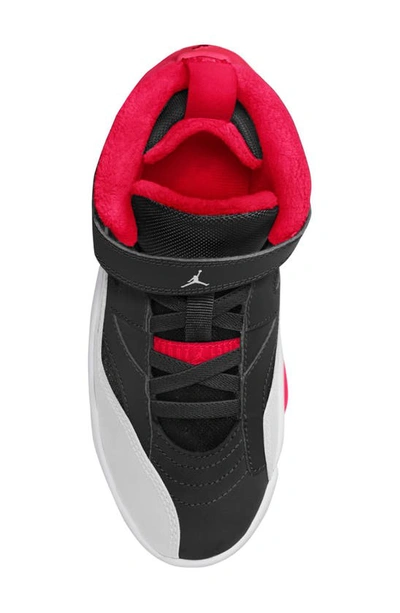 Shop Nike Kids' Jumpman Two Trey Sneaker In Black/ White/ Infrared