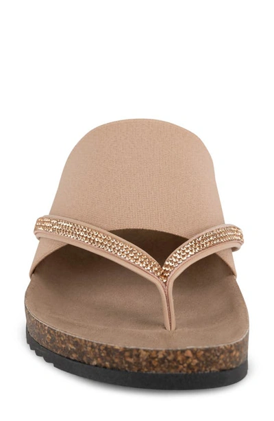 Italian Shoemakers Ziona Wedge Sandal In Natural