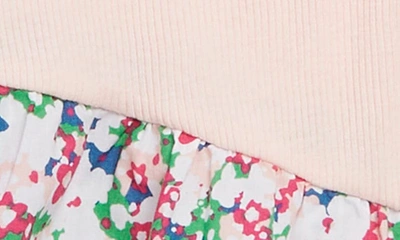 Shop Harper Canyon Kids' Peplum Tank Top In Pink English- Ditsy Pop Floral