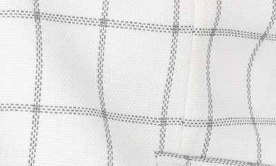 Tailorbyrd Modern Fit Classic Windowpane Sport Coat In Off White/ Charcoal