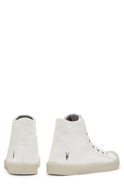 Shop Allsaints Max High Top Sneaker In White