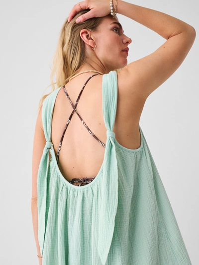 Faherty Dream Cotton Gauze Sintra Cover Up In Surf Spray