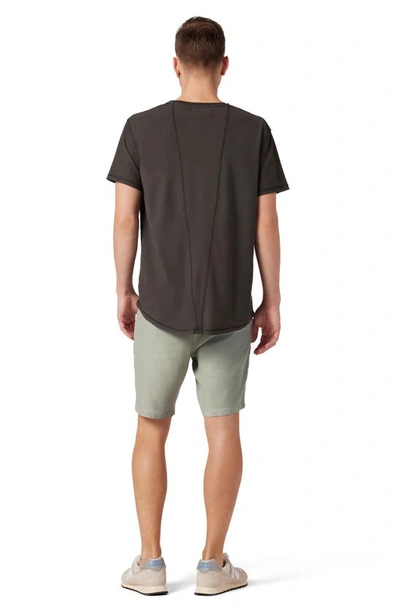 Shop Hudson Linen Blend Twill Chino Shorts In Shell