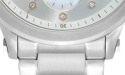 Shop Olivia Burton Sports Luxe Bracelet Watch, 38mm In Blue