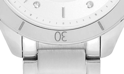 Shop Olivia Burton Sports Luxe Bracelet Watch, 36mm In Silver