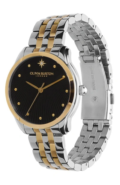 Olivia Burton Women's Celestial Starlight Two-tone Stainless Steel Watch 36mm In Black
