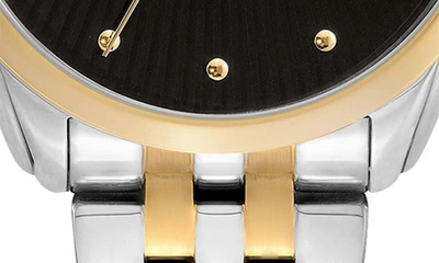 Olivia Burton Women's Celestial Starlight Two-tone Stainless Steel Watch 36mm In Black