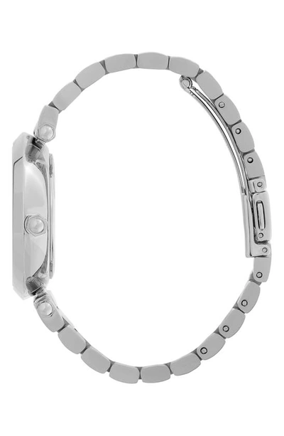 Shop Olivia Burton Signature Florals Bracelet Watch, 34mm In Silver